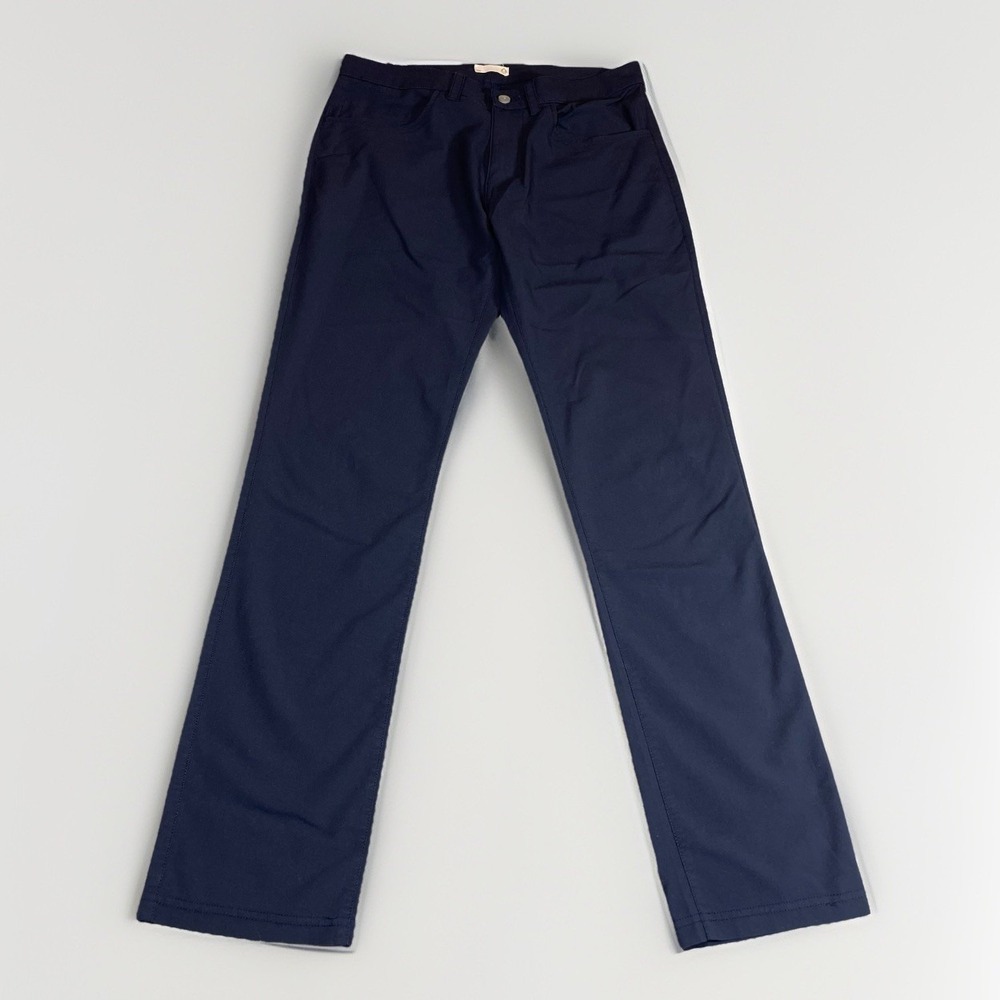 Tasc Tailored Fit Size 30x32 Navy Blue The Motion Pants‎ Bamboo Blend Slim